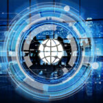 Innovation News DualMedia concept showing digital media platforms with AI technology, global connectivity, video streaming, and multimedia content distribution across modern devices.