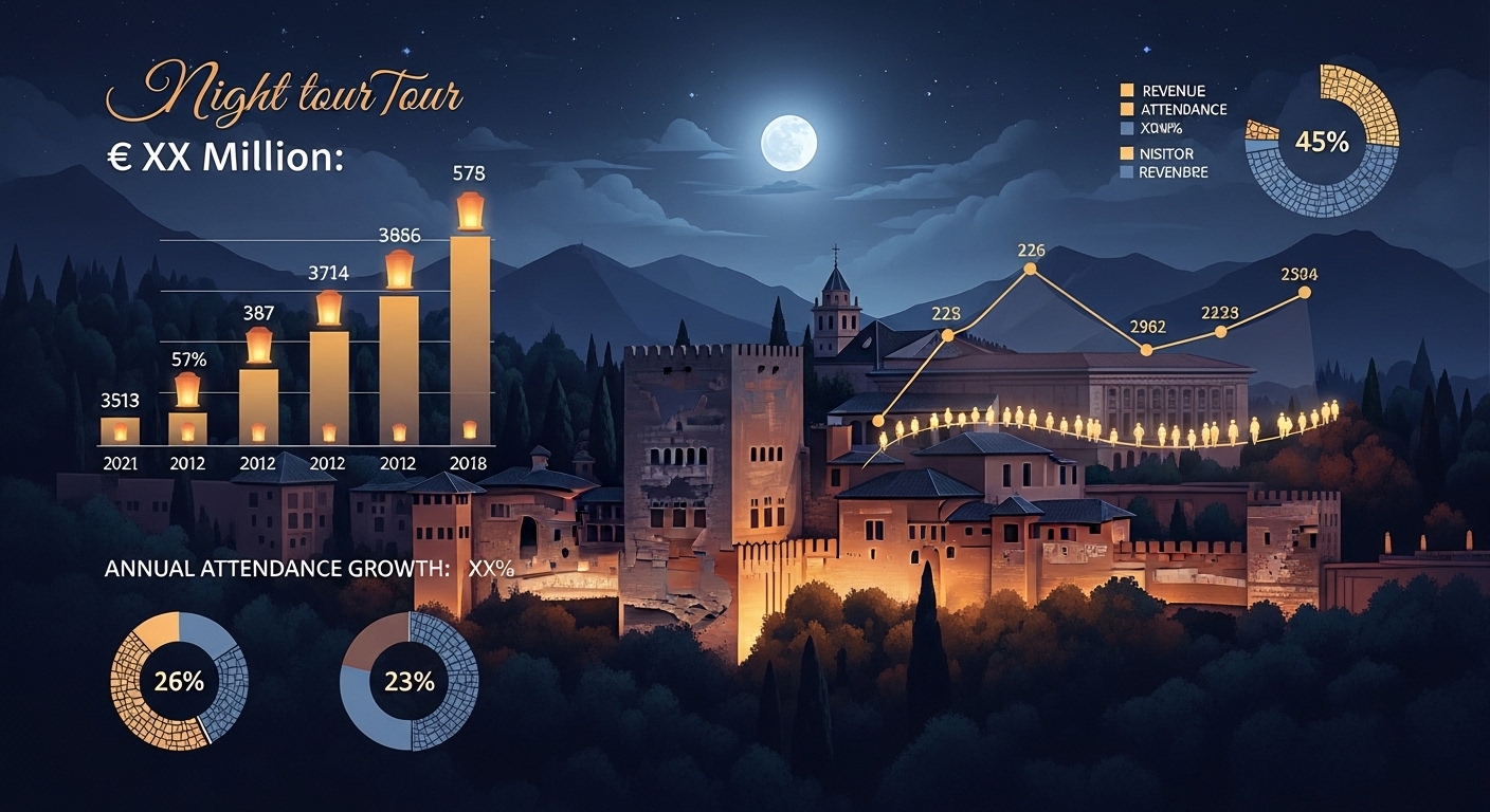 Alhambra Night Tour Attendance Revenue: The Quiet Economics of After-Dark Heritage